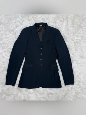 Women’s Size 10T Slim Navy Grand Prix Horseback Riding Show Coat. Good Condition